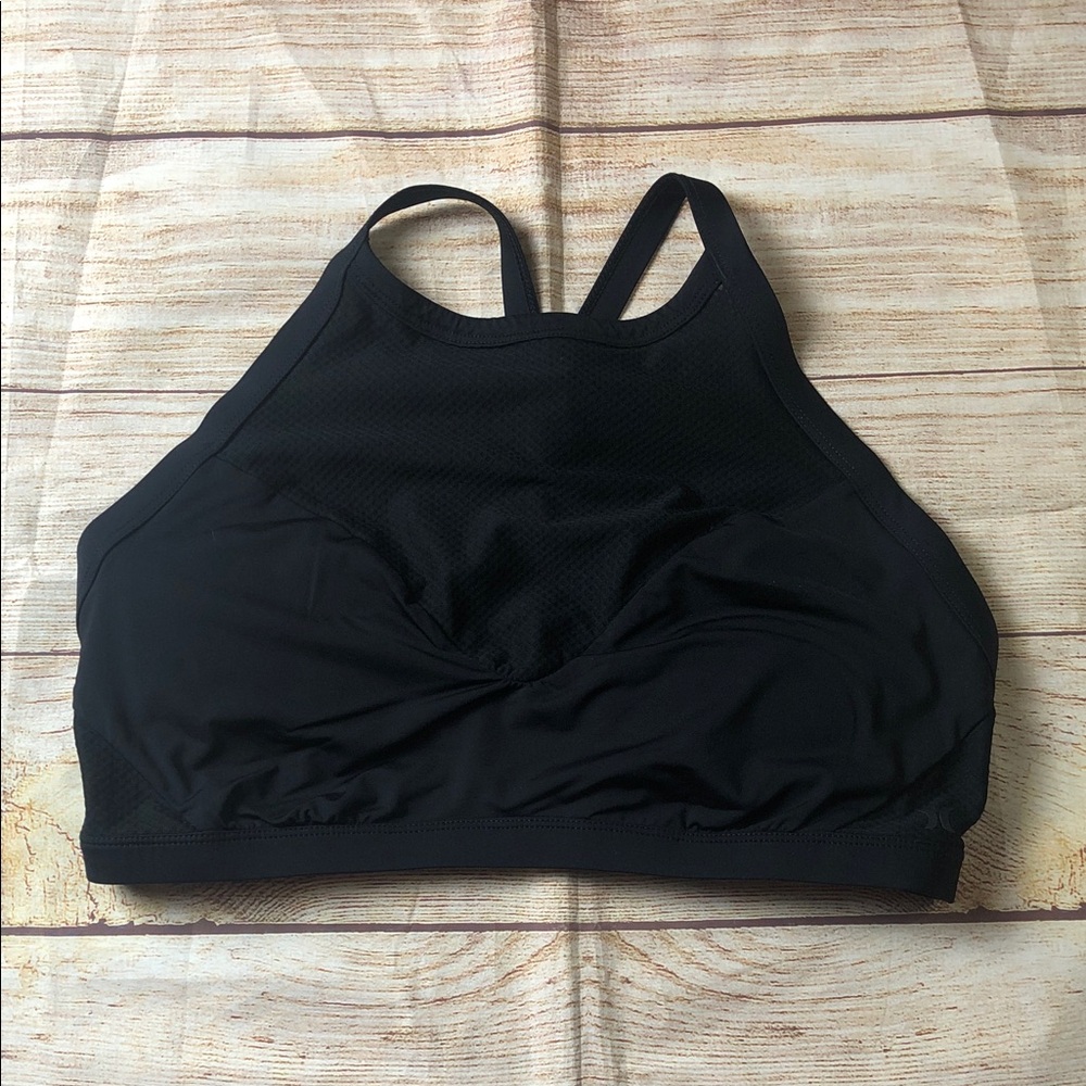 Hurley Black Mesh Bikini Top‎
